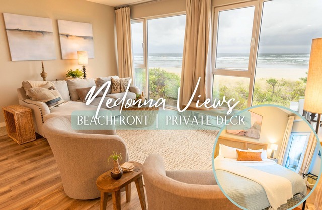 Unforgettable Oceanfront View! Steps to the Sand! Rockaway 2BR Condo! Beachfront