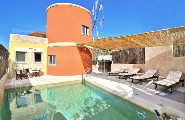 Unique Mill Villa - Private Pool&Jacuzzi-Stunning View
