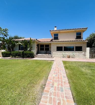 UNIQUE SPANISH HACIENDA HOUSE with POOL VINTAGE 1948 EUROPEAN ANTIQUES ETHNIC ART