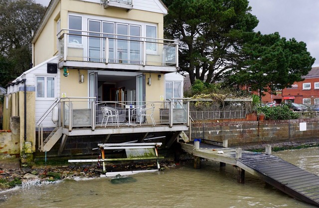 Unique waterside home in stunning location.
