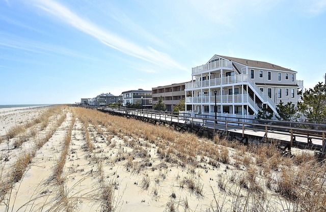Updated condo on the boardwalk in Bethany Beach with ocean view.