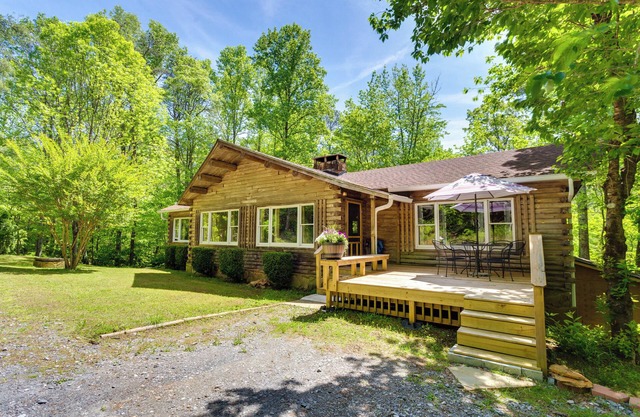 Updated Mtn Cabin on 20 Acres w/Large Waterfall