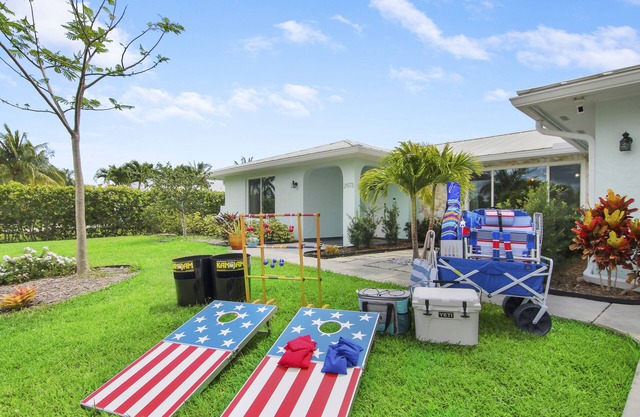 Updated Stuart home in waterfront community with private backyard, pool & lanai
