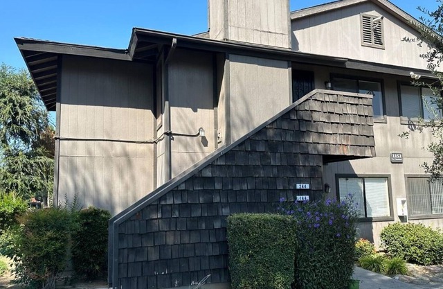 Upper level unit with one bedroom and one bathroom and fresh interior paint