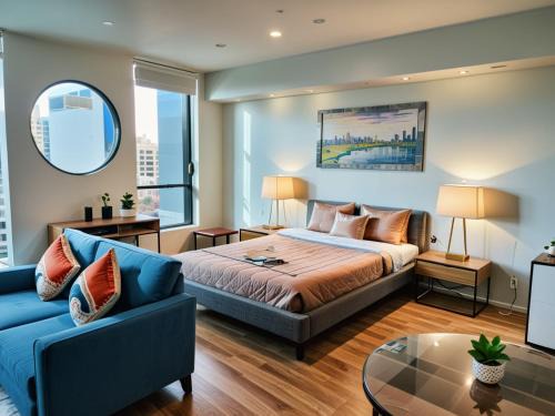 Urban Gorgeous Hollywood Living with rooftop views and BBQ, GYM