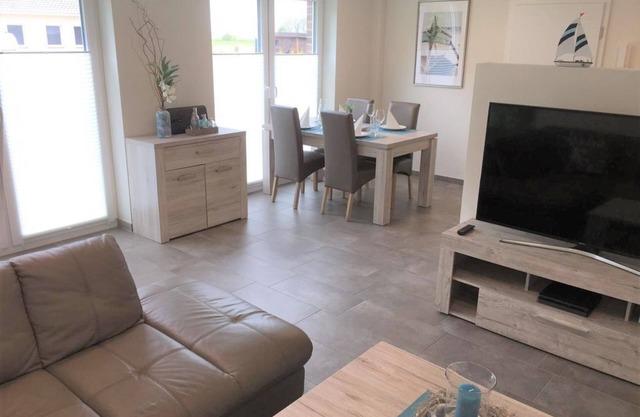 Vacation apartment Seestern with sauna, directly on the dike