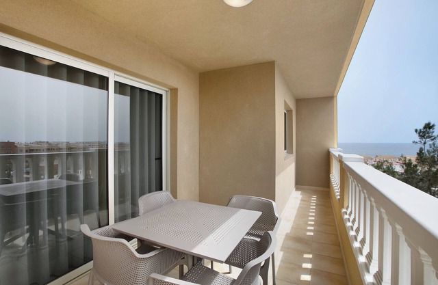 Vacation Apartment 'La Perla E35 En El Médano' with Shared Pool, Balcony and Wi-Fi