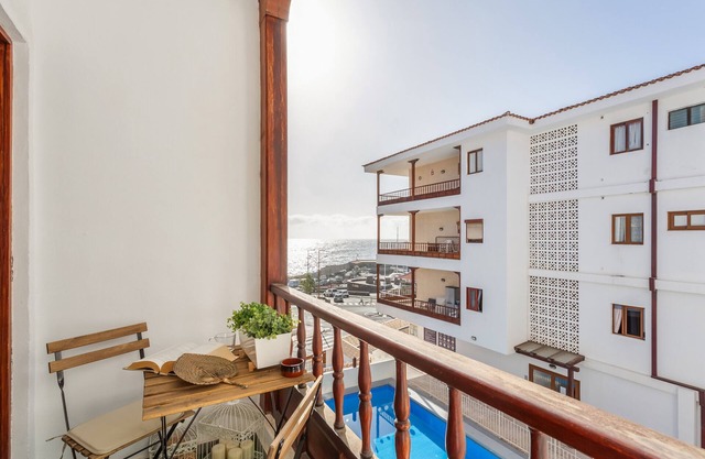 Vacation Apartment 'Martimar Candelaria' with Sea View, Shared Pool and Wi-Fi