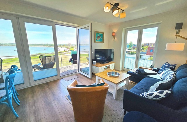 Vacation apartment "Oase Pelikan" with sea view in Hohwacht - ideal for families!