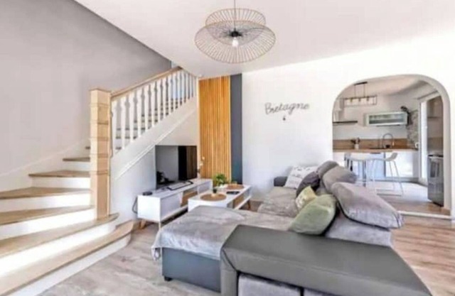 Vacation home 800 m from the sea and a few steps from the Mousterlin Marshes