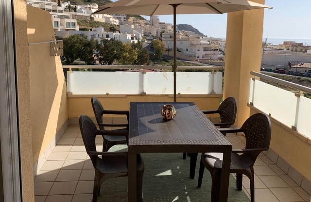 Vacation Home 'Atico Av Almeria' with Sea View, Pool, Private Terrace