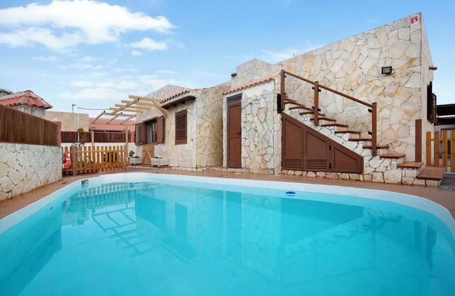 Vacation Home "Las Casitas 28" Near the Beach with Sea View, Pool, Wi-Fi & Terrace