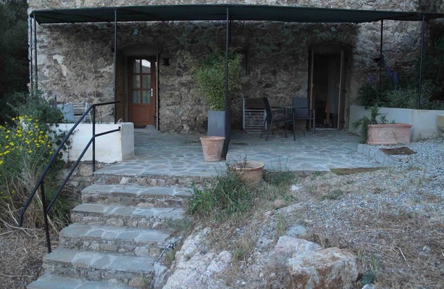 vaulted traditional room in Balagne "O Bambou"