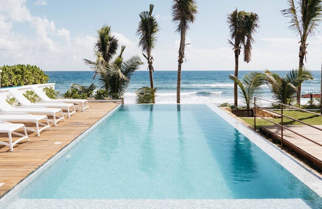 Villa Amara: Perfect Beachfront 5-bedroom villa with private pool near Tulum