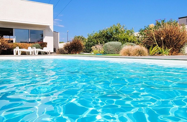 Villa Cycas - Private heated pool - Air conditioning - Solarium - Small sea view - WiFi