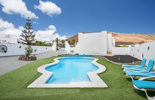 Villa Eva with Mountain View, Pool, Wi-Fi, Air Conditioning & Garden; Parking Available