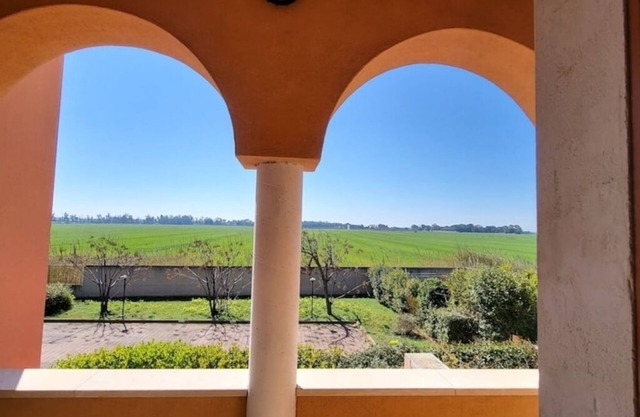 villa in the center of Salento, located in a guarded residence with parking spac