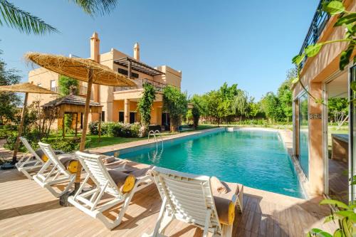 Villa Ivy 3BR Marrakech Private Pool and Breakfast 21 KM Trik Ourika