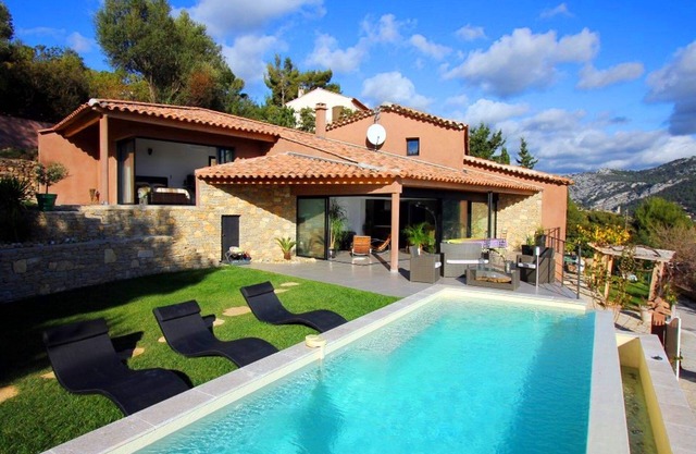 Villa luxe, 3 chambres, piscine, clim