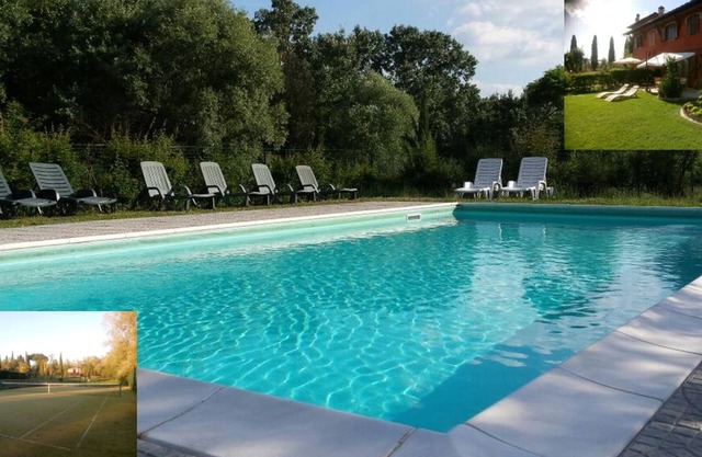 Villa with large garden in the Chianti hills