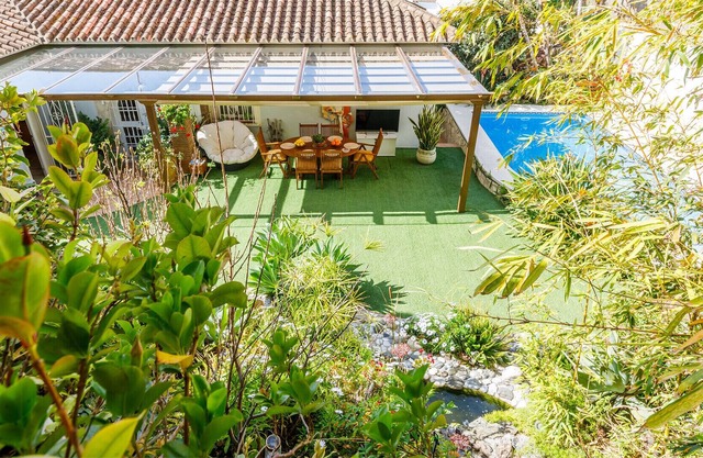Villa with private pool with jacuzzi and dream gardens