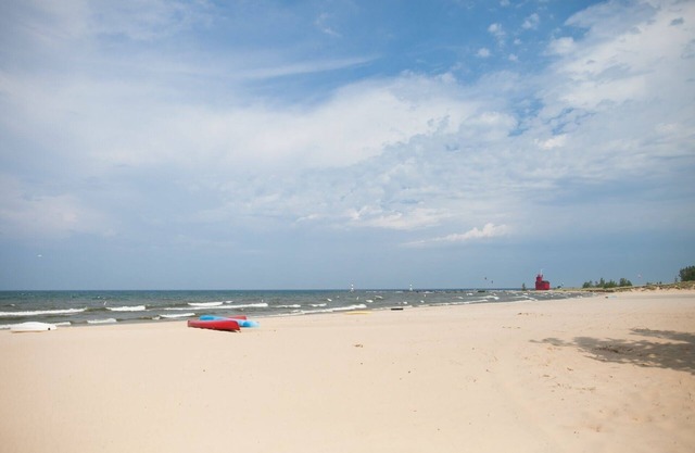 Vintage Lake Michigan Beach Cottage