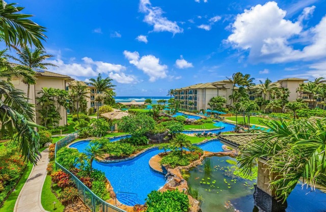 Waipouli Beach Resort Exquisite Beautifully Decorated Extra Large Luxury