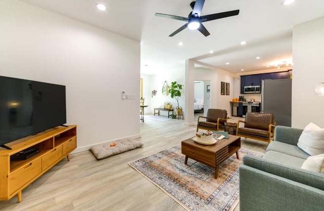 Walk to Downtown Brevard Apt with Patio and Fire Pit!