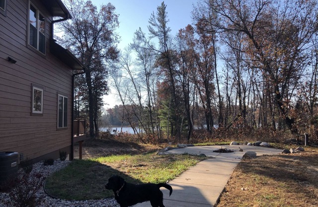 Water view 3 acres, near Dells, Cranberry Fest, firepit, private trails