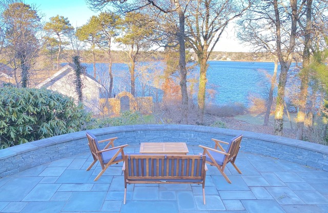 Water views and boating await from our Follin's Pond home and private dock.