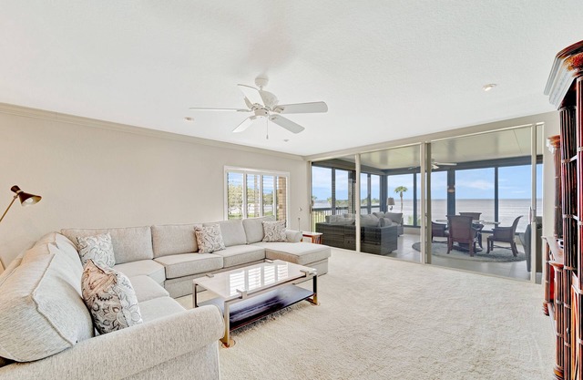 Waterfront condo with gorgeous view, enclosed lanai, W/D, WiFi & community pool