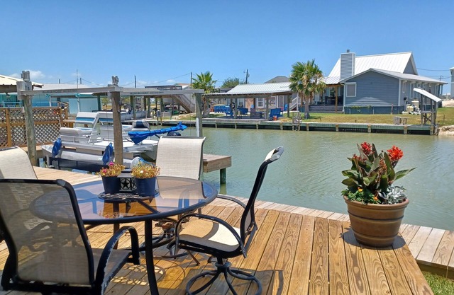 Waterfront cottage on a canal with dock!