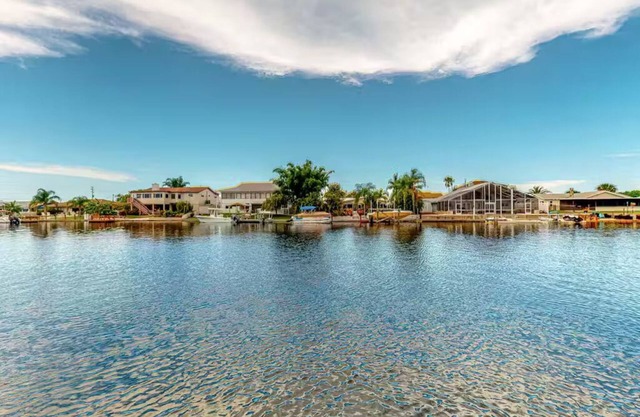 Waterfront home with direct gulf access