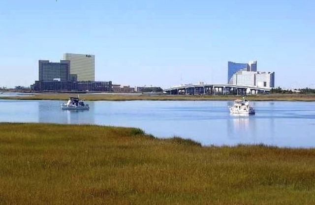 Waterfront Home with beautiful views of the Atlantic City Skyline