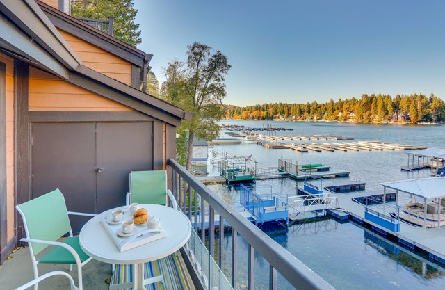 Waterfront Lake Arrowhead Townhome w/Balconies!