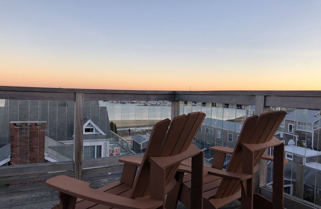 Waterfront Ptown Harbor - great views from the "Tree House" on Commercial Street