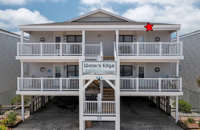 "Waters Edge 431-B" - Oceanfront Condo w/Community Pool, 2 Bedrooms/2 Bathrooms