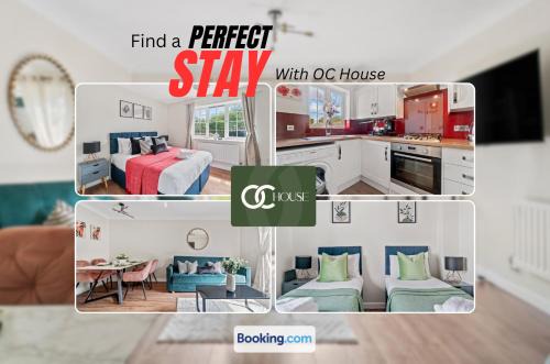 Waterside House By OC House Short Lets & Serviced Accommodation Gillingham, Ramsgate, Folkestone With Beautiful River View