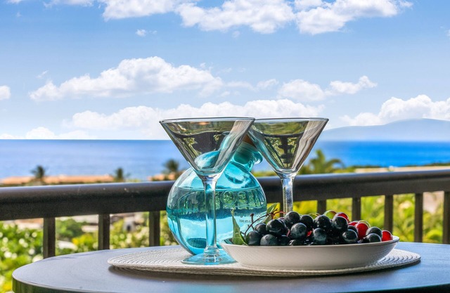 WE 504 Remodeled 2BD Wailea Condo w AC Pool Panoramic Ocean Views Near Beach