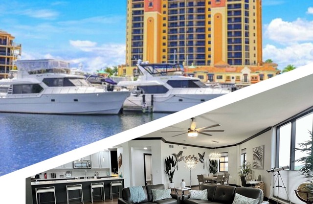 Welcome to Sea-Renity! Pearl of Cape Harbour Sleeps 4 Views of marina & sunsets