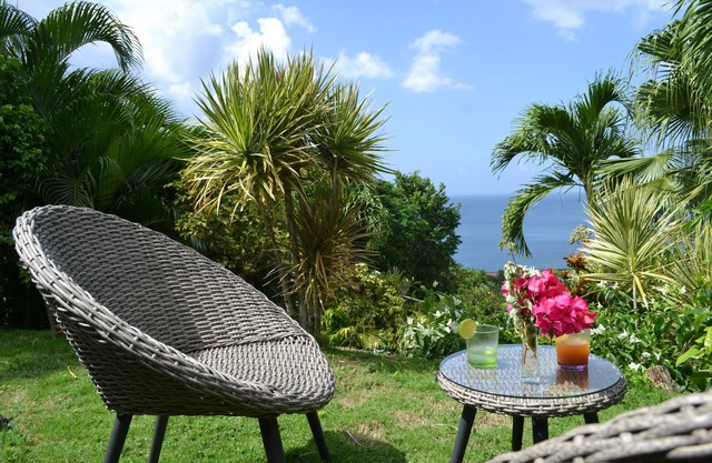 Wide sea view, beautiful garden and private pool