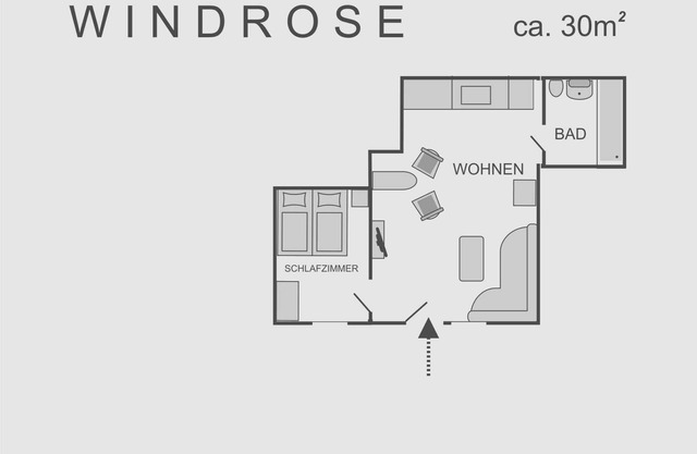 Windrose - Landhaus Mönkebude
