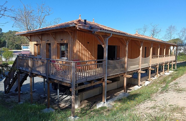 Wooden house on stilts - 4218