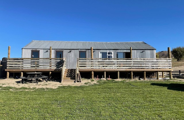 Woolshed converted into 4 bedroom accommodation.
