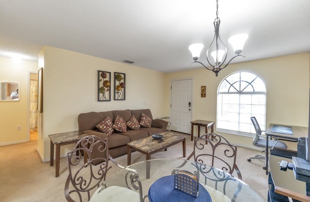 Work and relax in a quiet resort with amenities