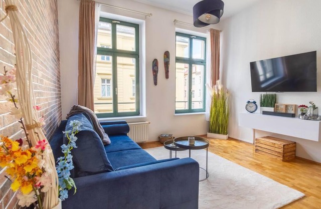 working place, Netflix, 4k TV, heart of Leipzig