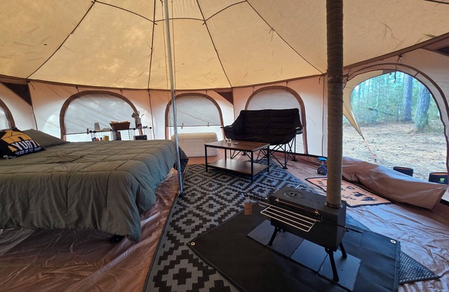 Yurt Campsite At Blanchard Farm