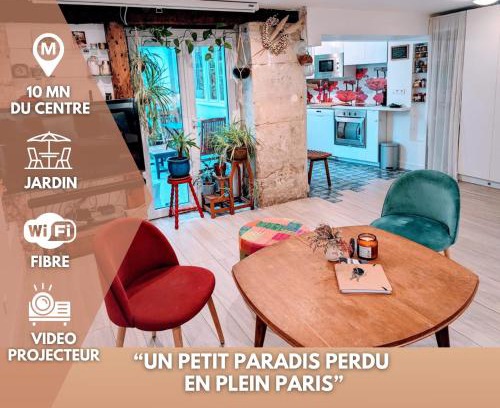 Combat Apartment | ღ Le Jardin Parisien Calme avec Terrasse et Wifi ღ