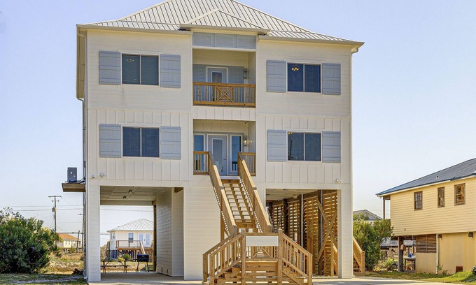 Dauphin Island House | < 1/2 Mi to Beach: Waterfront Dauphin Island Home