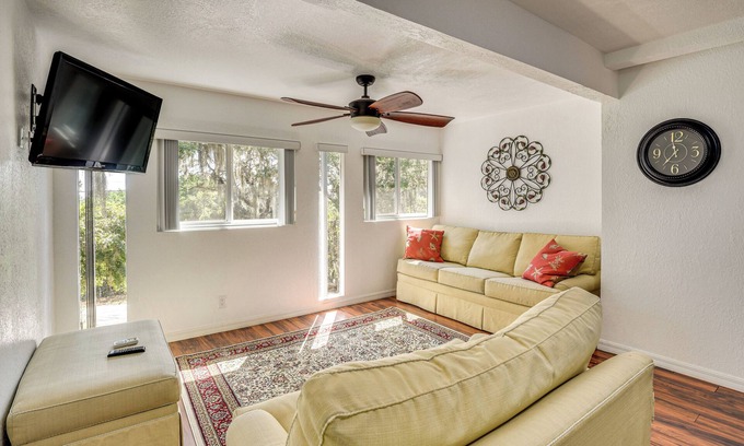 Fort McCoy Cabin | < 1/2 Mi to Lake George Access: Cabin w/Decks!